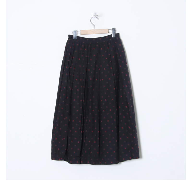 YAECA タックギャザースカート YAECA (ヤエカ) Wギャザースカート Gathered Skirt