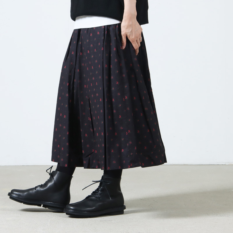 YAECA (ヤエカ) Wギャザースカート Gathered Skirt