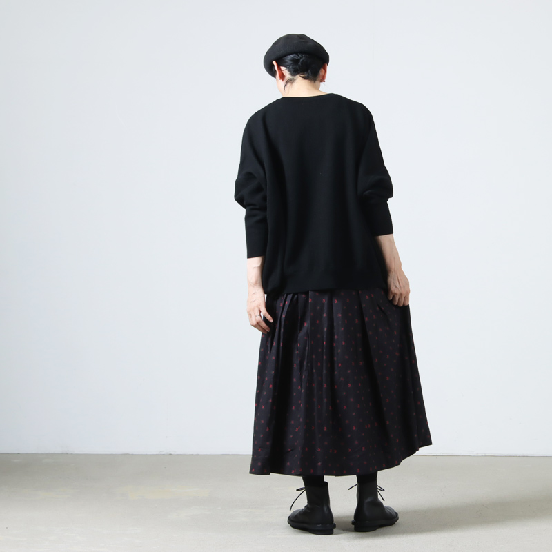 YAECA(ヤエカ) Wギャザースカート Gathered Skirt