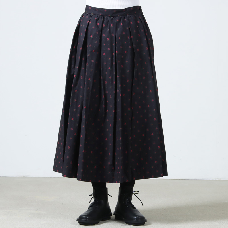 YAECA タックギャザースカート YAECA (ヤエカ) Wギャザースカート Gathered Skirt