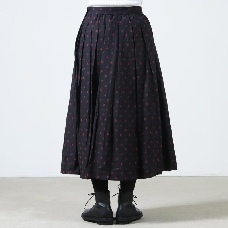 新品　YAECA WRITE LIBERTY タックギャザースカート YAECA (ヤエカ) WRITE GATHER SKIRT LIBERTY COTTON / ギャザー