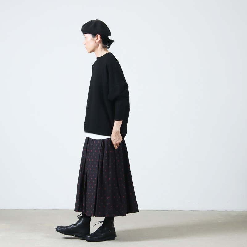 新品　YAECA WRITE LIBERTY タックギャザースカート YAECA (ヤエカ) WRITE GATHER SKIRT LIBERTY COTTON / ギャザー