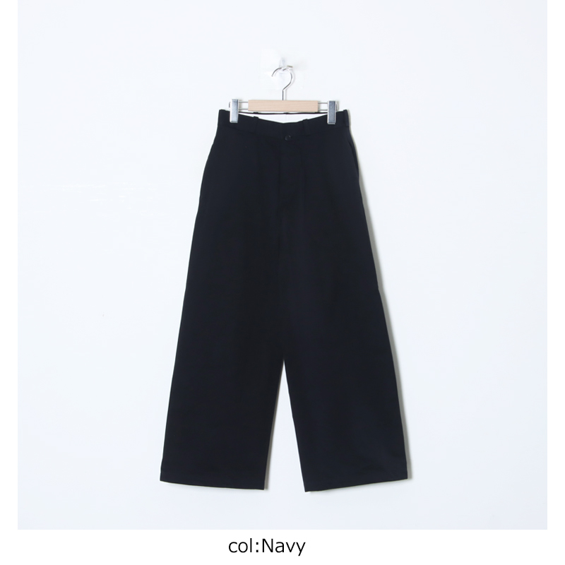 YAECA(ヤエカ) Wチノパンツ ワイド Chino Trousers Wide