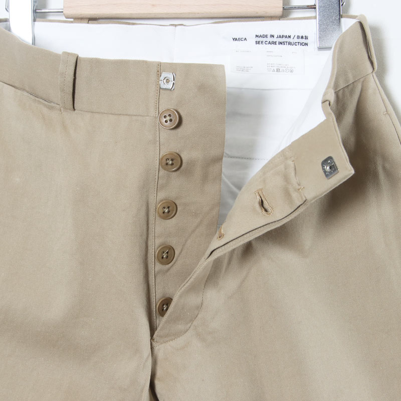 YAECA(ヤエカ) Wチノパンツ ワイド Chino Trousers Wide