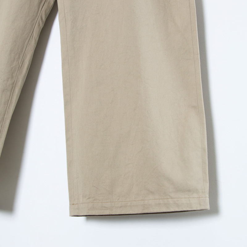 YAECA(ヤエカ) Wチノパンツ ワイド Chino Trousers Wide