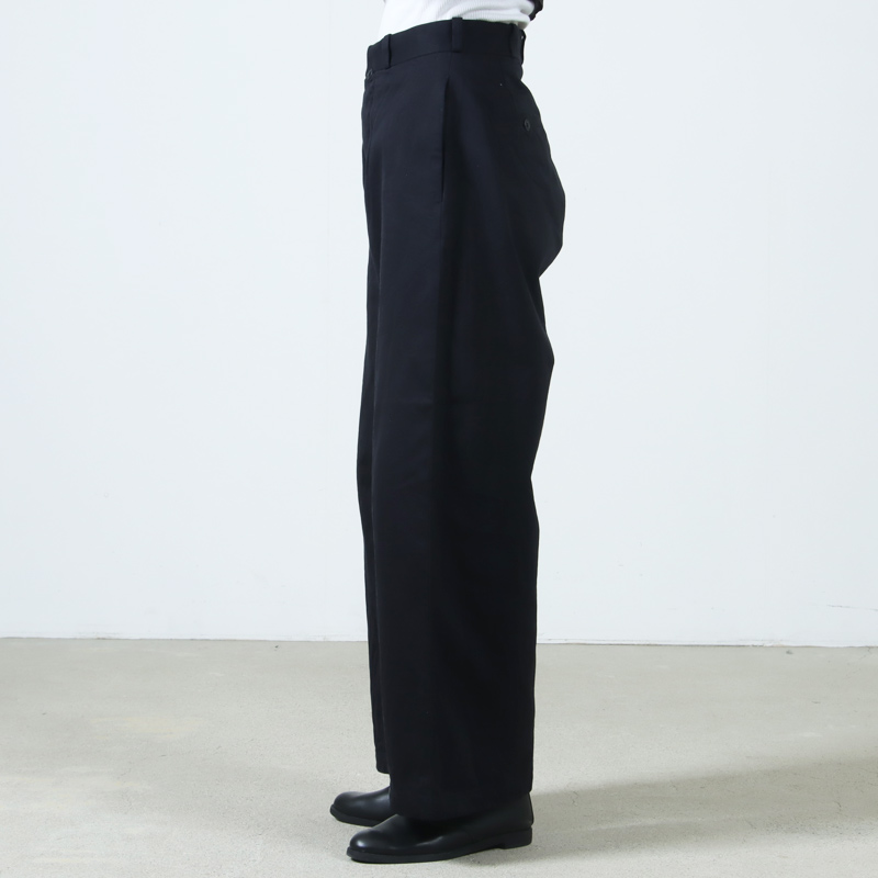 YAECA(ヤエカ) Wチノパンツ ワイド Chino Trousers Wide