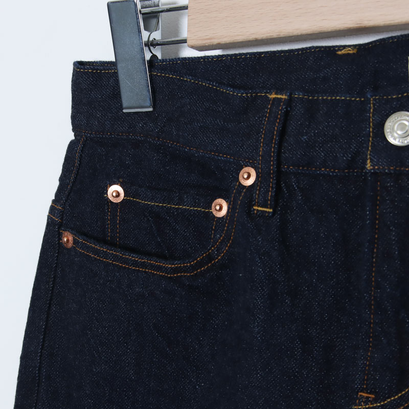 YAECA(䥨) W 3denim-05 DENIM PANTS PIPED STEM
