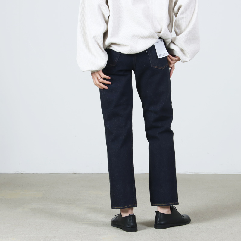 YAECA(䥨) W 3denim-05 DENIM PANTS PIPED STEM