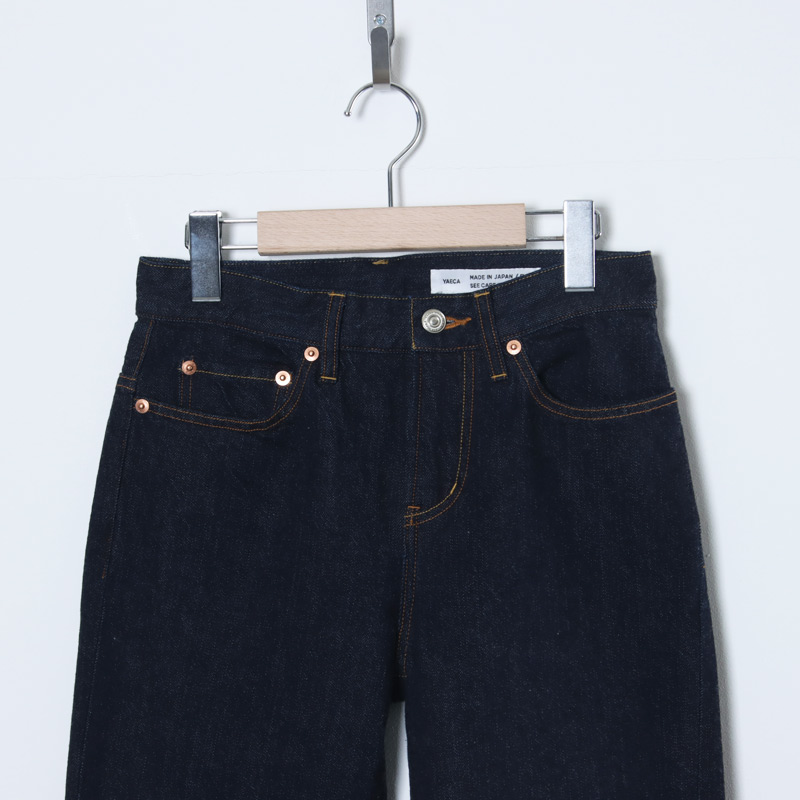 YAECA(䥨) W 3denim-05 DENIM PANTS PIPED STEM