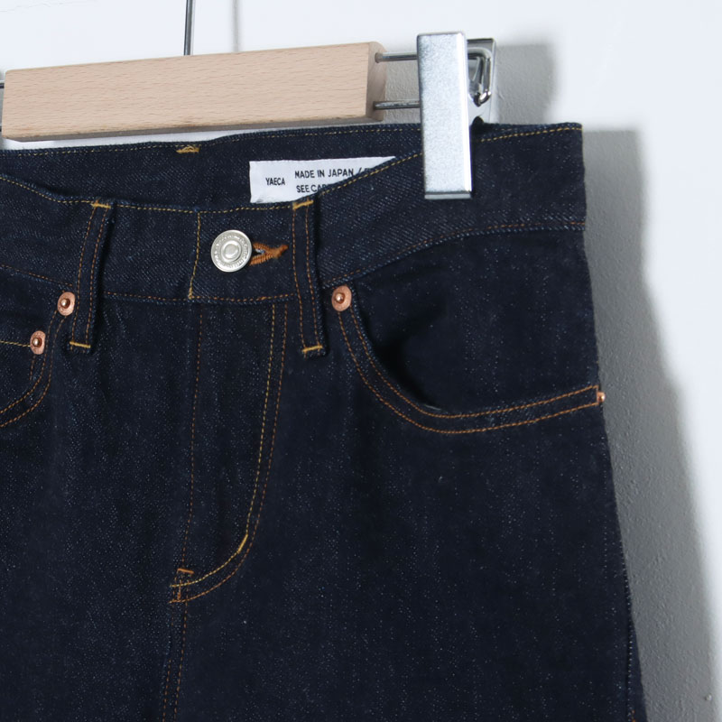 YAECA(䥨) W 3denim-05 DENIM PANTS PIPED STEM