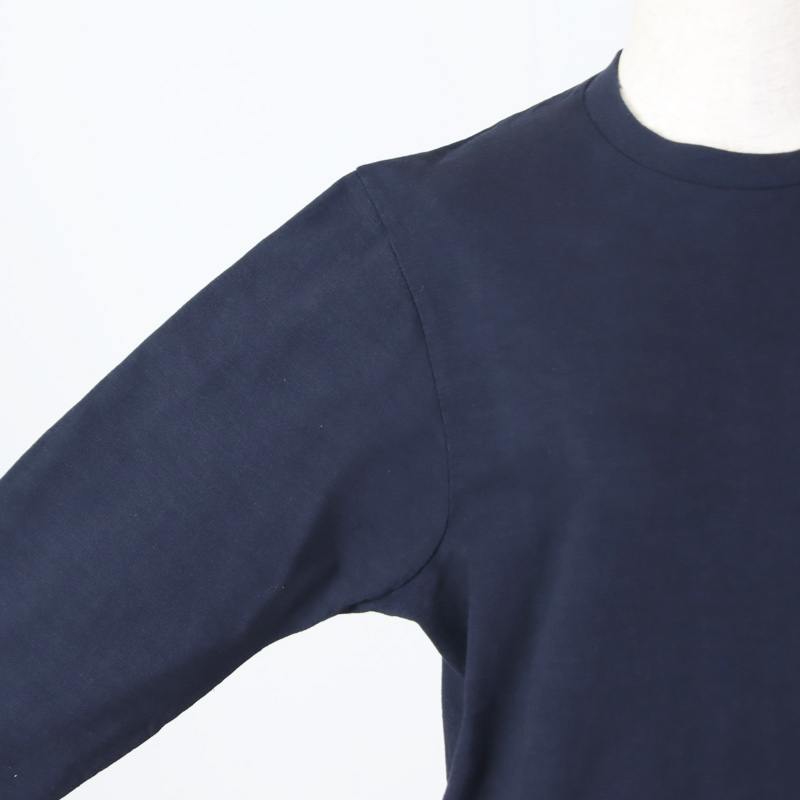 YAECA(�䥨��) Slub Yarn Long-Sleeve T-Shirt Dress