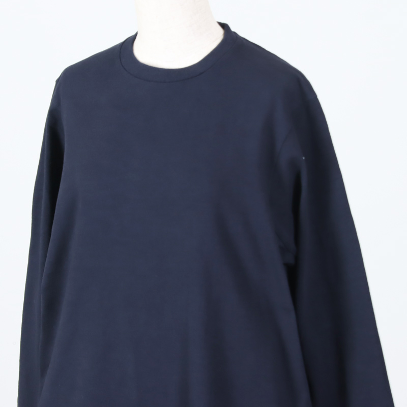 YAECA(�䥨��) Slub Yarn Long-Sleeve T-Shirt Dress