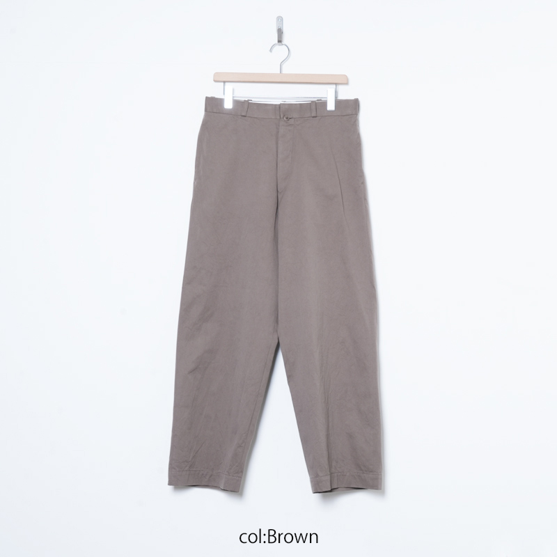 YAECA(�䥨��) Chino Trousers Wide Straight #MEN