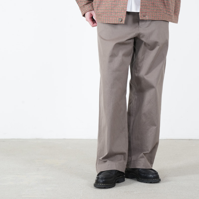 YAECA(�䥨��) Chino Trousers Wide Straight #MEN