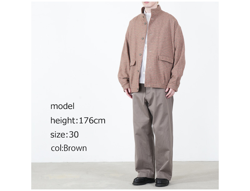 YAECA(�䥨��) Chino Trousers Wide Straight #MEN