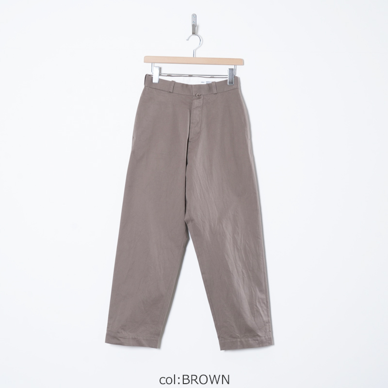 YAECA(�䥨��) Chino Trousers Wide Straight #WOMEN