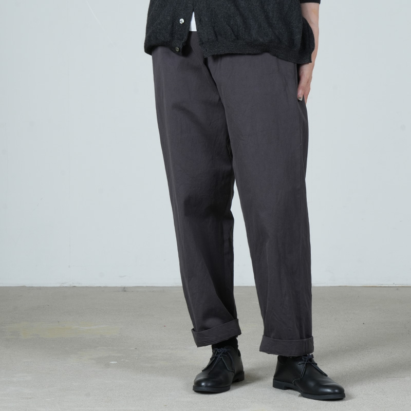 YAECA(�䥨��) Chino Trousers Wide Straight #WOMEN