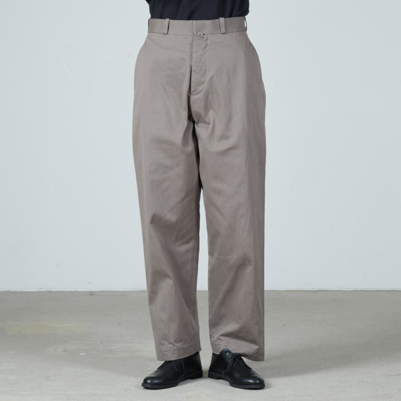 YAECA(�䥨��) Chino Trousers Wide Straight #WOMEN