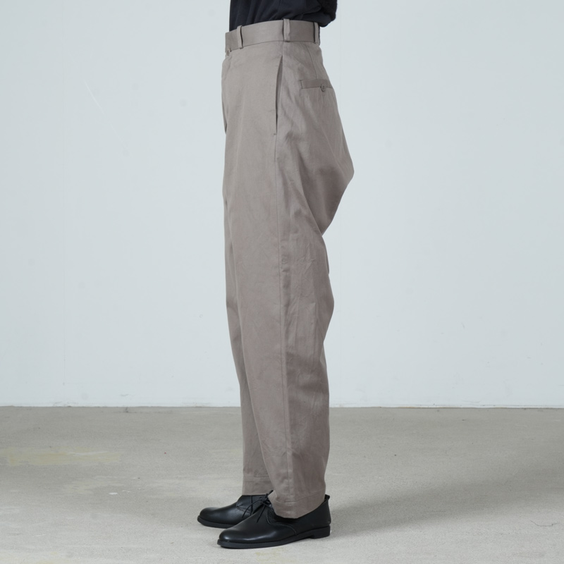 YAECA(�䥨��) Chino Trousers Wide Straight #WOMEN