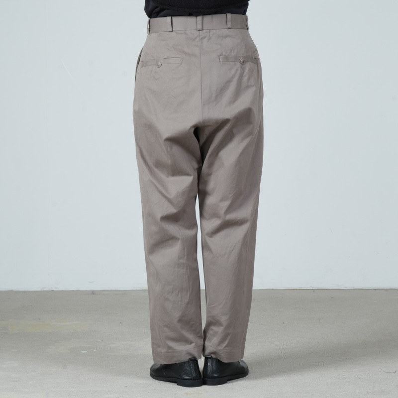 YAECA(�䥨��) Chino Trousers Wide Straight #WOMEN