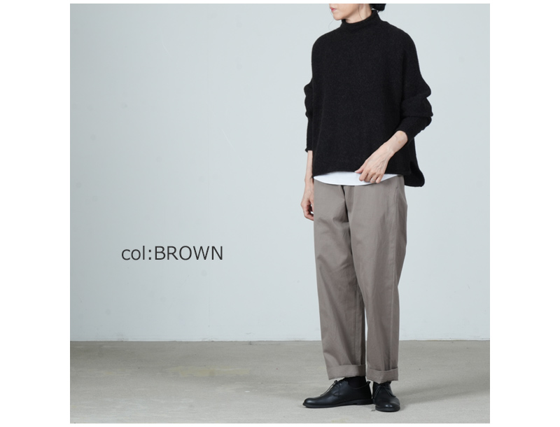 YAECA(�䥨��) Chino Trousers Wide Straight #WOMEN