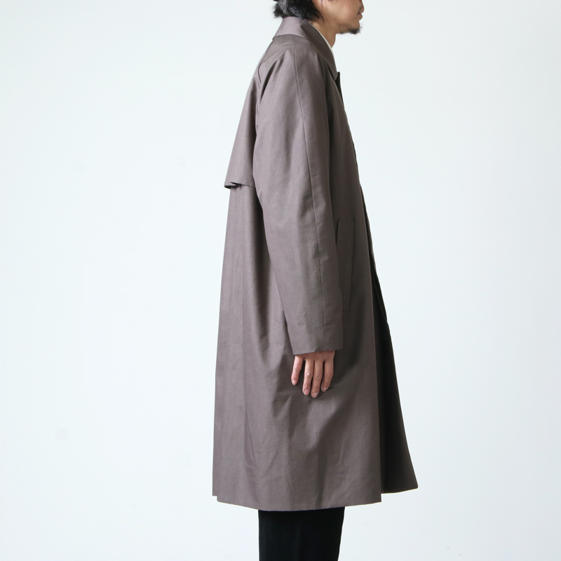 YAECA (ヤエカ) STAINCOLLAR COAT REGULAR / ステンカラーコート