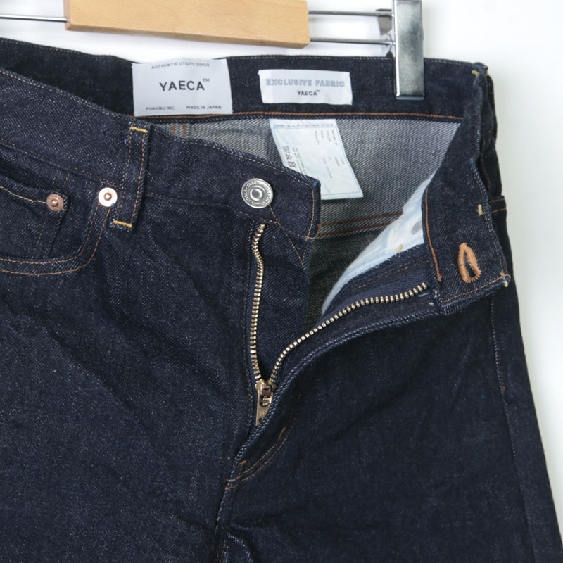 YAECA(䥨) 1-14W DENIM PANTS PIPED STEM