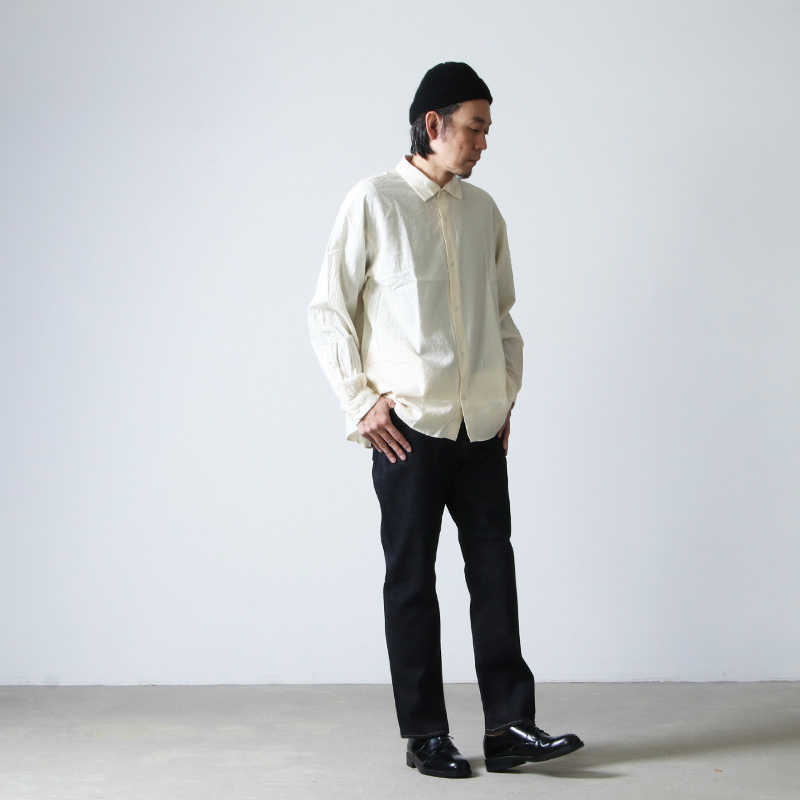 YAECA (ヤエカ) 1-14W DENIM PANTS PIPED STEM / デニムパンツ 