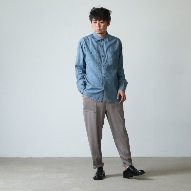 YAECA (ヤエカ) CHAMBRAY SHIRT / シャンブレーシャツ