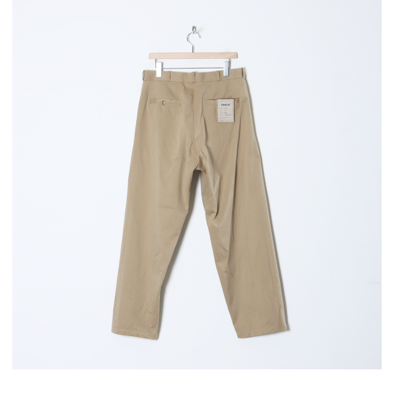 YAECA (ヤエカ) CHINO CLOTH PANTS WIDE TAPERED / チノクロスパンツ