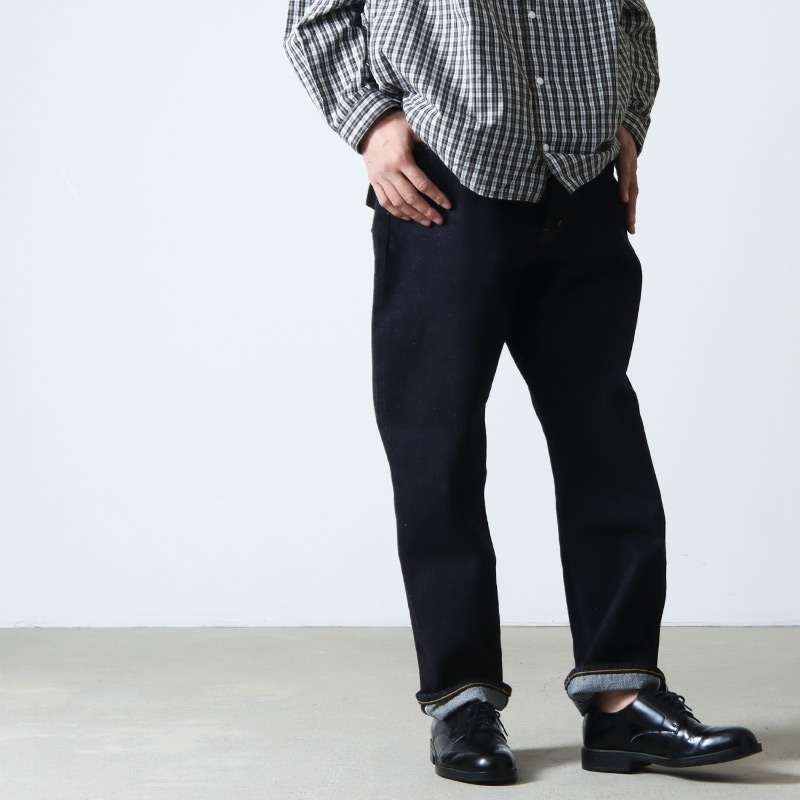 YAECA (ヤエカ) 10-14W DENIM PANTS WIDE TAPERED / 10-14W デニム 