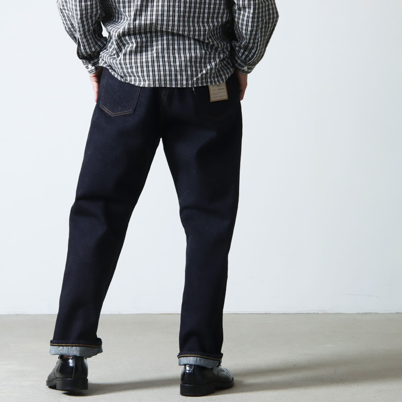 YAECA (ヤエカ) 10-14W DENIM PANTS WIDE TAPERED / 10-14W デニム 