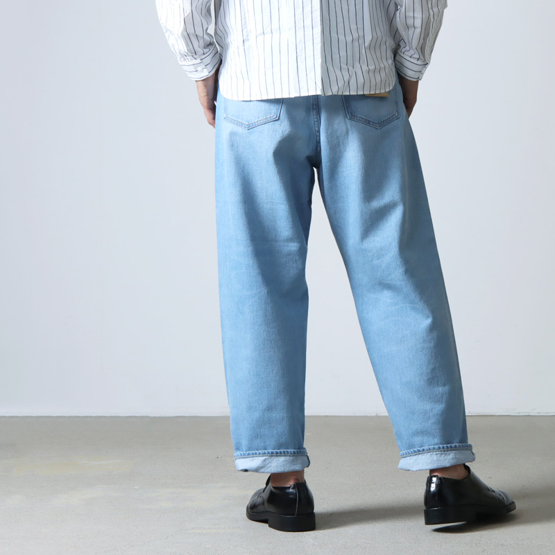 YAECA(䥨) 19-11U DENIM WIDE CROPPED