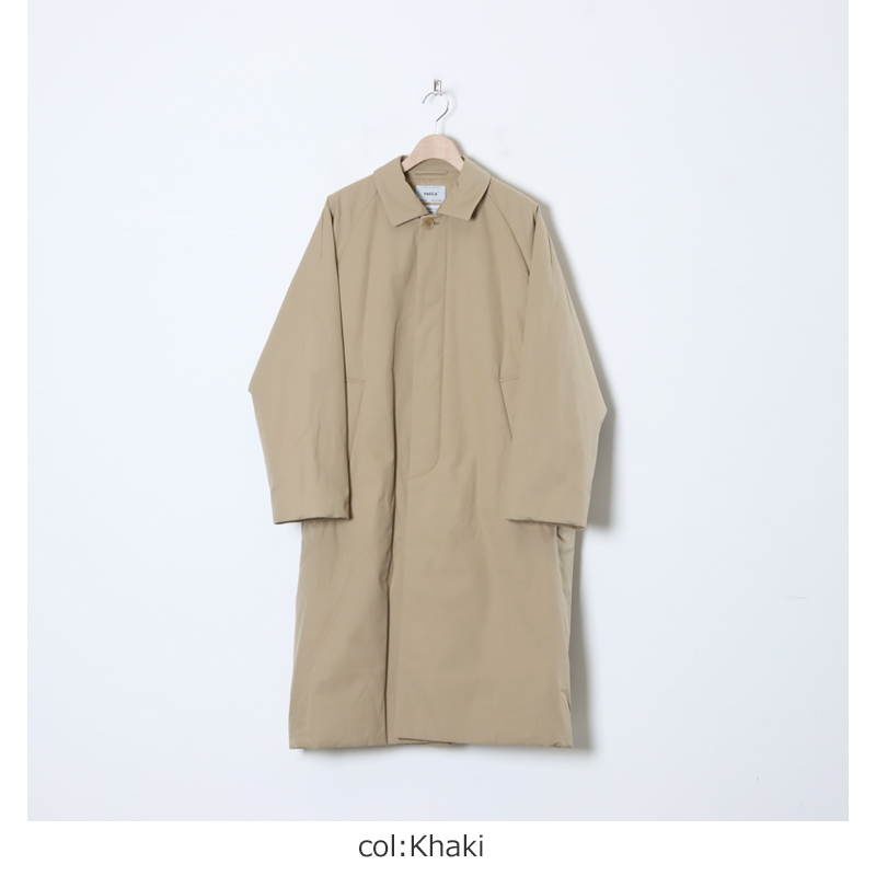 YAECA (ヤエカ) SOUTIEN COLLAR COAT STANDARD / ステンカラーコート