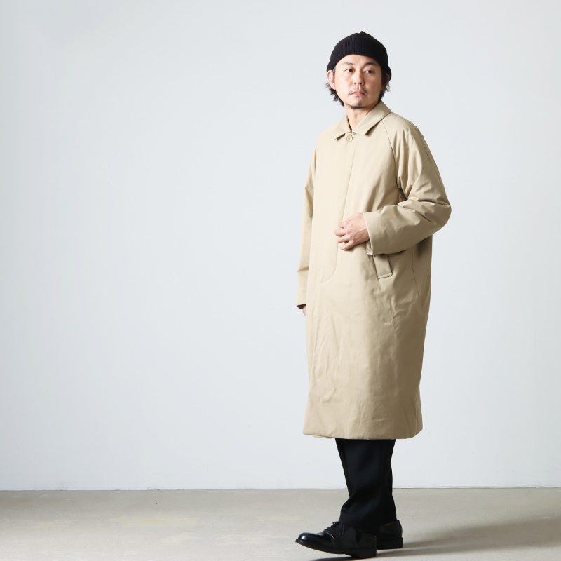 YAECA (ヤエカ) SOUTIEN COLLAR COAT STANDARD / ステンカラーコート