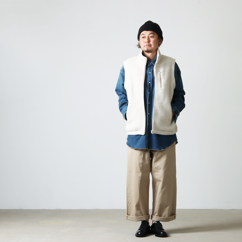 YAECA (ヤエカ) WOOL VEST / ウールベスト