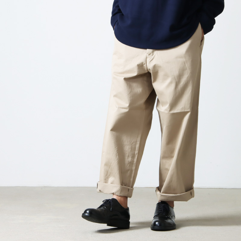 YAECA (ヤエカ) CHINO CLOTH PANTS WIDE / チノクロスパンツ ワイド