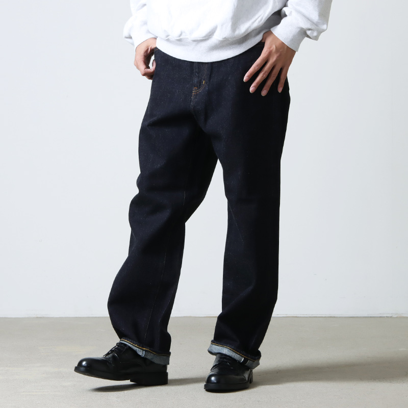 YAECA (ヤエカ) 13-14W DENIM PANTS WIDE STRAIGHT / デニムパンツ ...