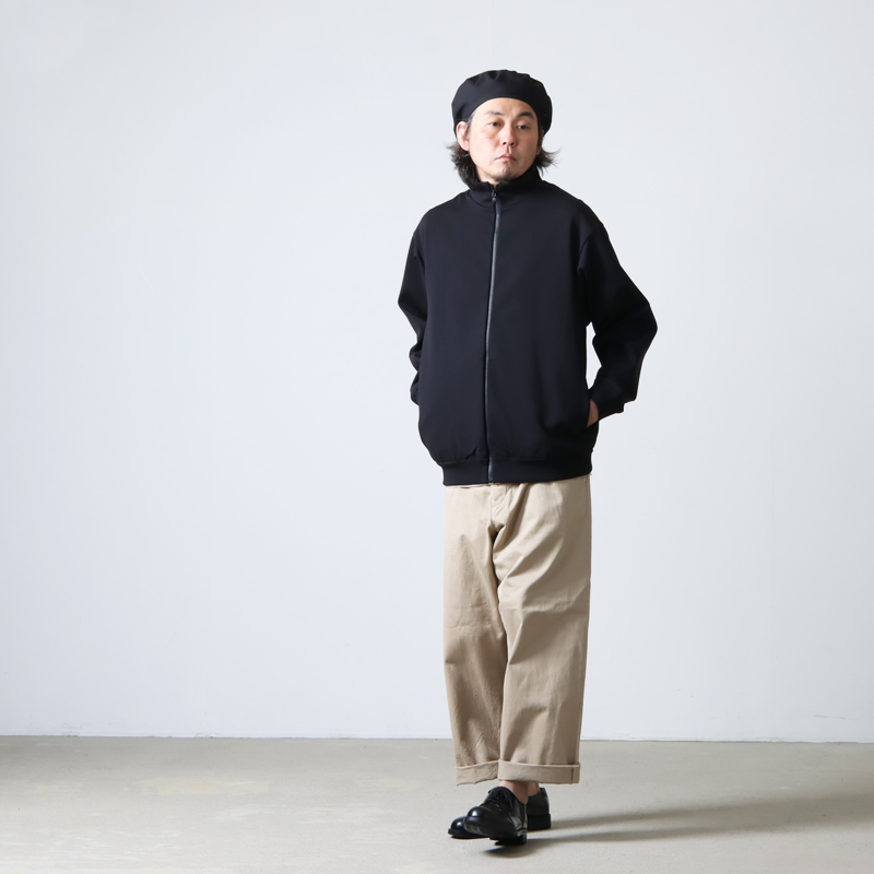 YAECA (ヤエカ) NYLON JERSEY TRACK JACKET / ナイロンジャージー ...