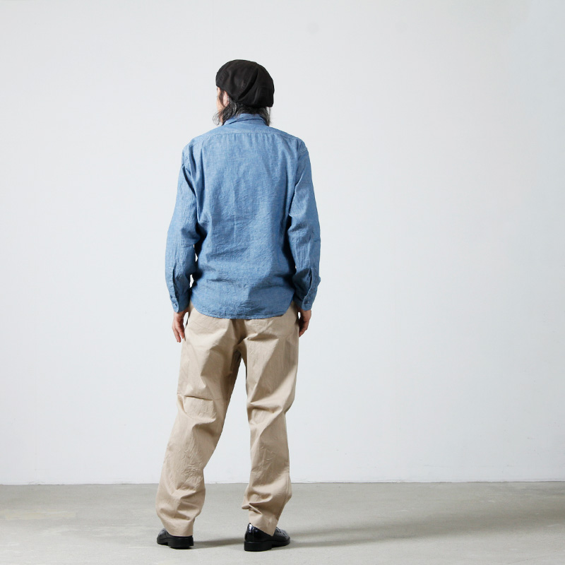 YAECA(䥨) CHINO CLOTH PANTS TUCK TAPERED