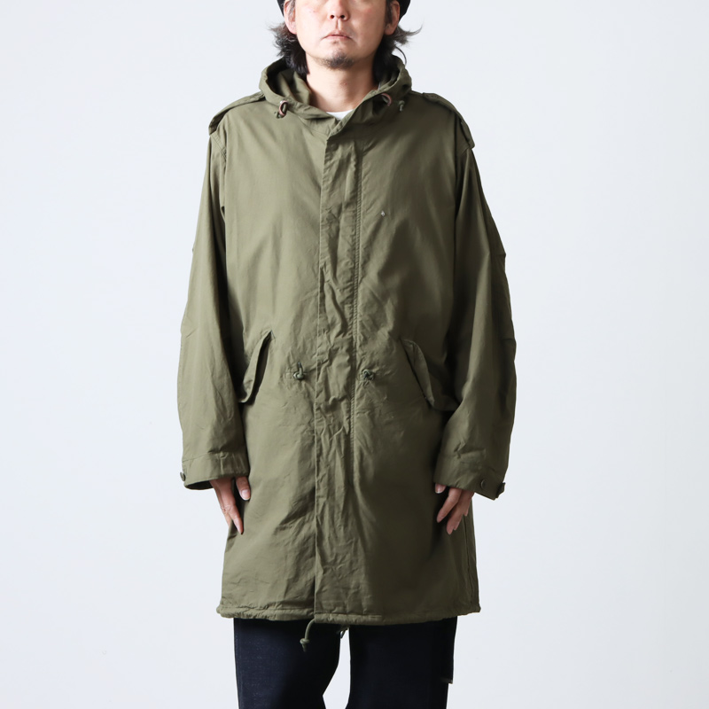 yaeca like wear M51パーカー OLIVE(BLOCKS) 36-