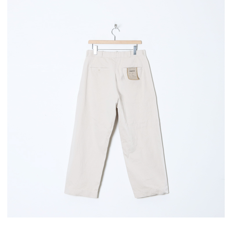 YAECA(䥨) CHINO CLOTH PANTS WIDE