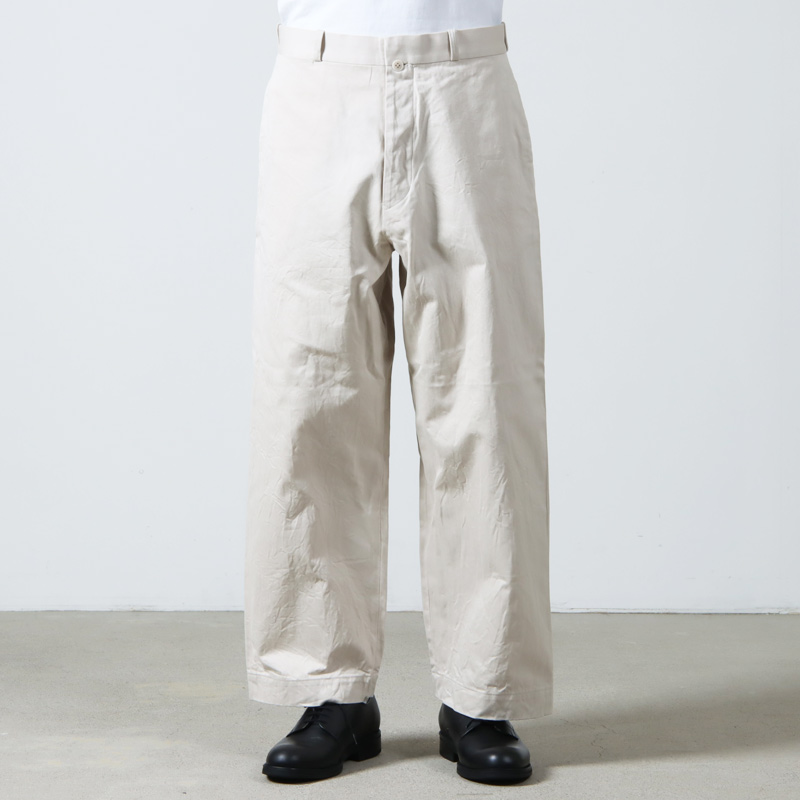 YAECA(䥨) CHINO CLOTH PANTS WIDE