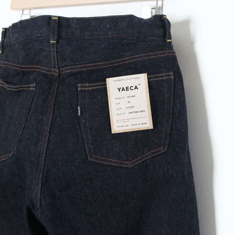 YAECA (ヤエカ) 13-14W DENIM PANTS WIDE STRAIGHT / デニムパンツ ...