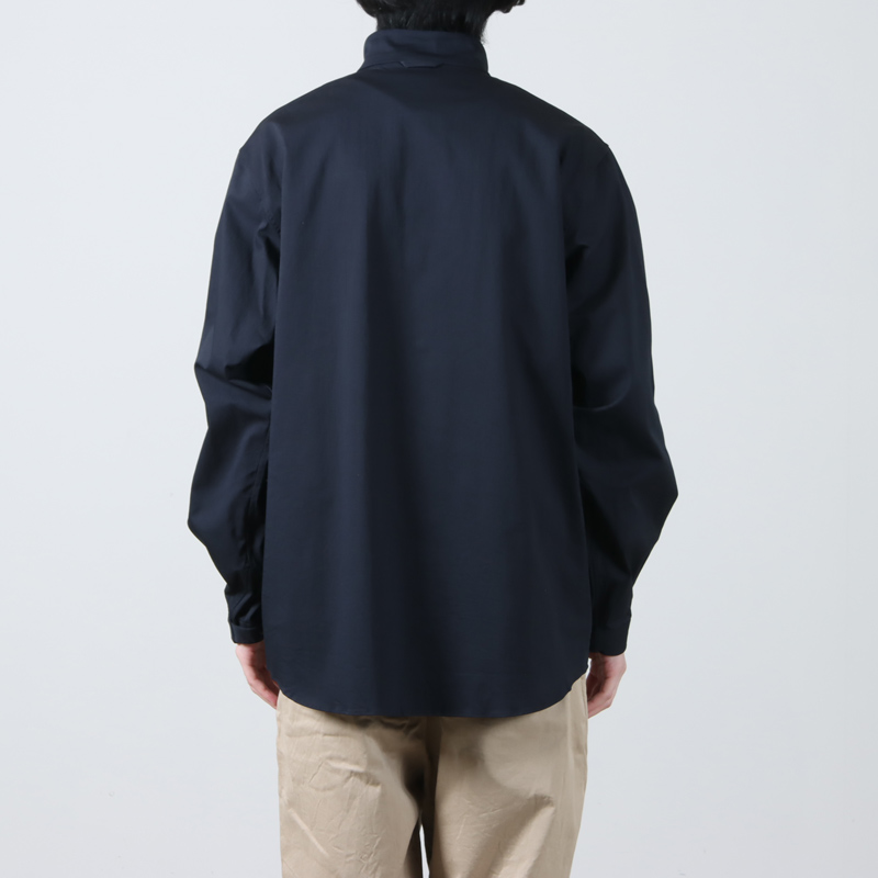 YAECA (ヤエカ) COMFORT SHIRT STAND COLLAR / コンフォートシャツ
