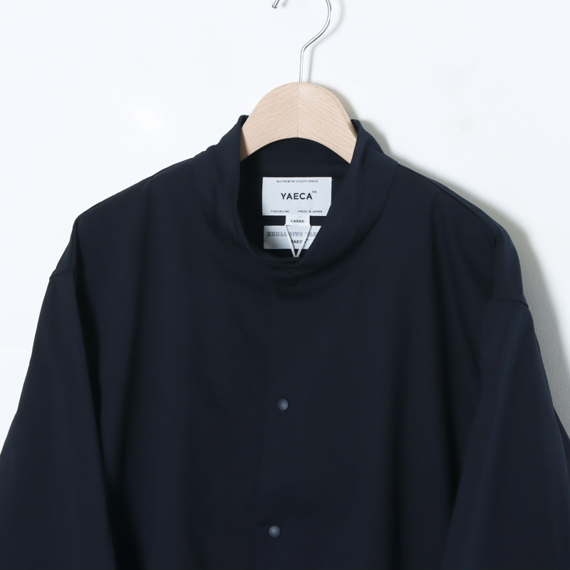 YAECA (ヤエカ) COMFORT SHIRT STAND COLLAR / コンフォートシャツ 