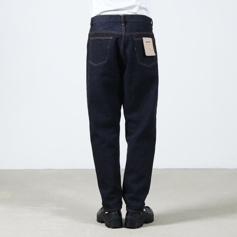 YAECA 10-14W DENIM WIDE TAPERED INDIGO - デニム/ジーンズ