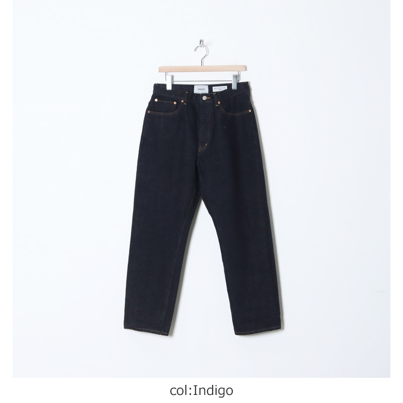 YAECA(䥨) 10-14W DENIM PANTS WIDE TAPERED