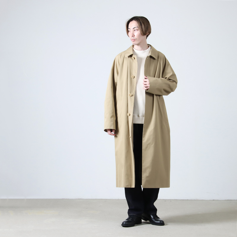 YAECA(䥨) SOUTIEN COLLAR COAT STANDARD