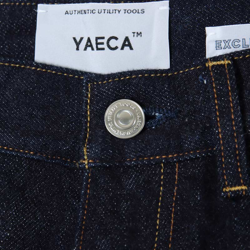 YAECA(䥨) 13-14W DENIM PANTS WIDE STRAIGHT